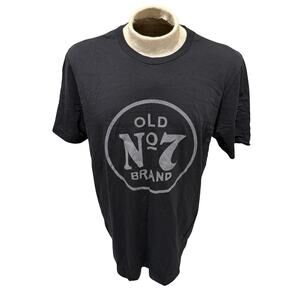 Jack Daniel’s Old No 7 Staff T-Shirt Black Whiskey Promo Tee Men’s XL New